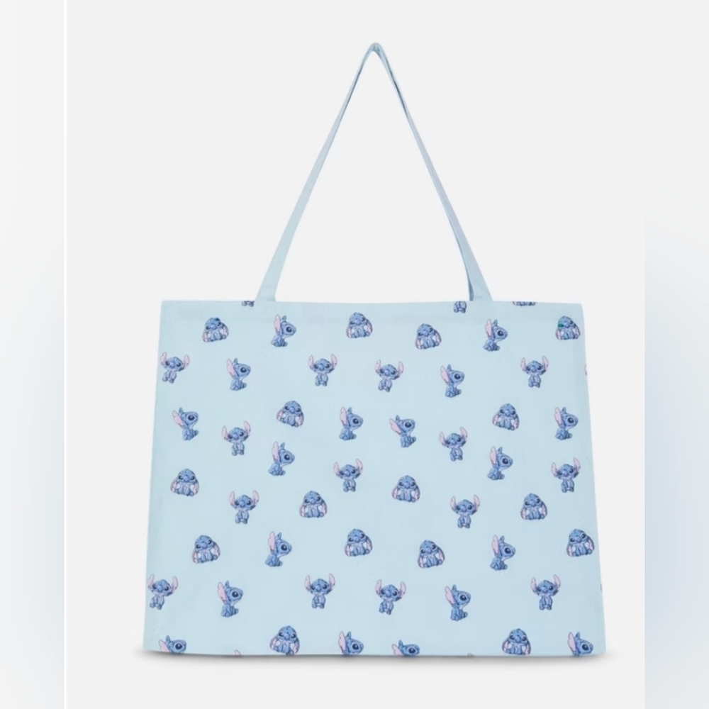 Primark Disney Stitch Blue Tote Bag